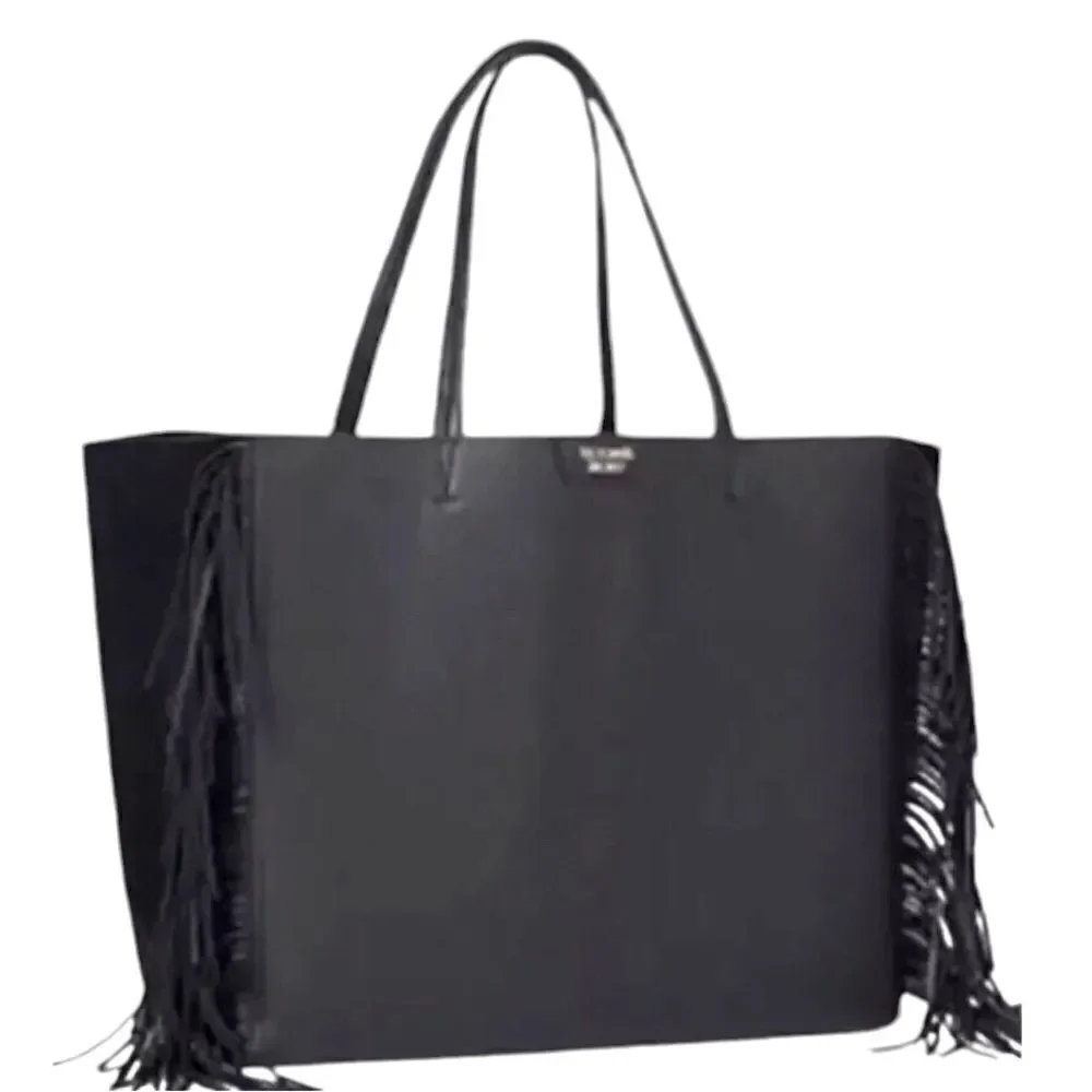 Victorias Secret Tote Bag Faux Leather EUC